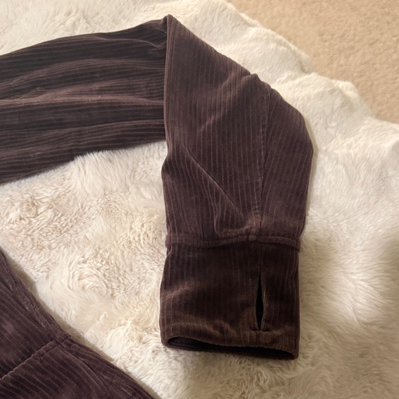 lululemon athletica Women's Corduroy Bomber Jacket in Deep Brown - Picture 5 of 11